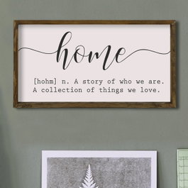 Wallity Cuadro Decorativo KZM318 en MDF y Madera de Pino de 25 x 50 cm